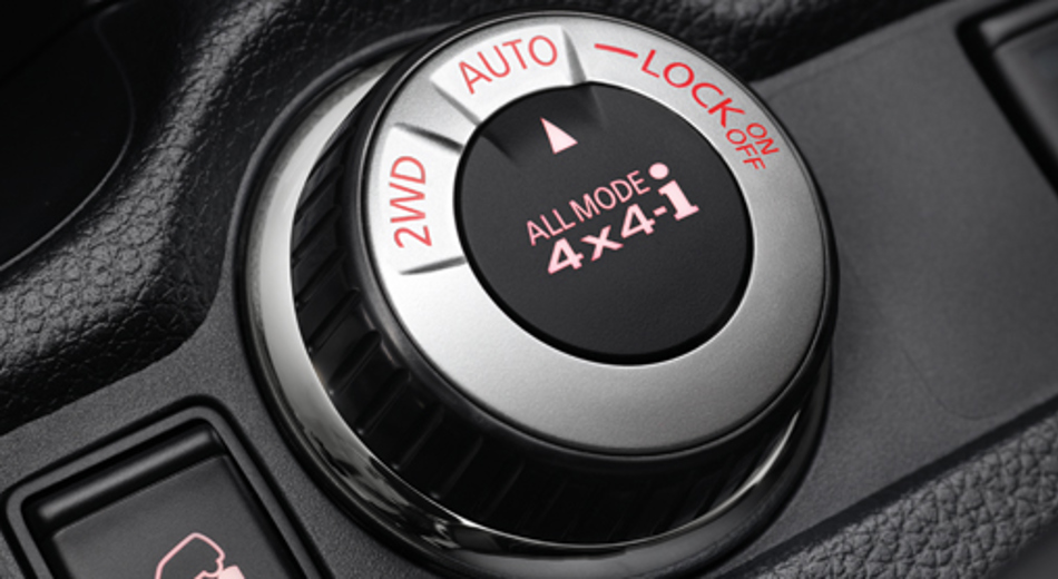 Nissan X-TRAIL’s All-Mode 4x4-i knob