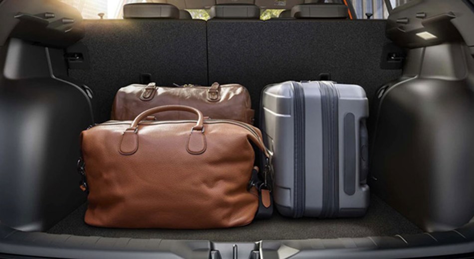 Nissan Kicks Open Boot with Luggage